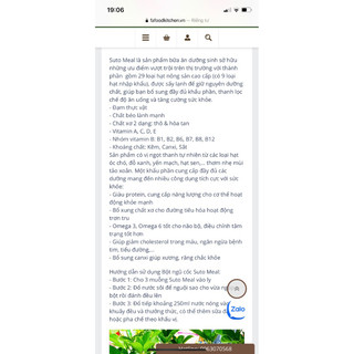 Sữa hạt Suto Meal 29 loại hạt ( dạng gói)
