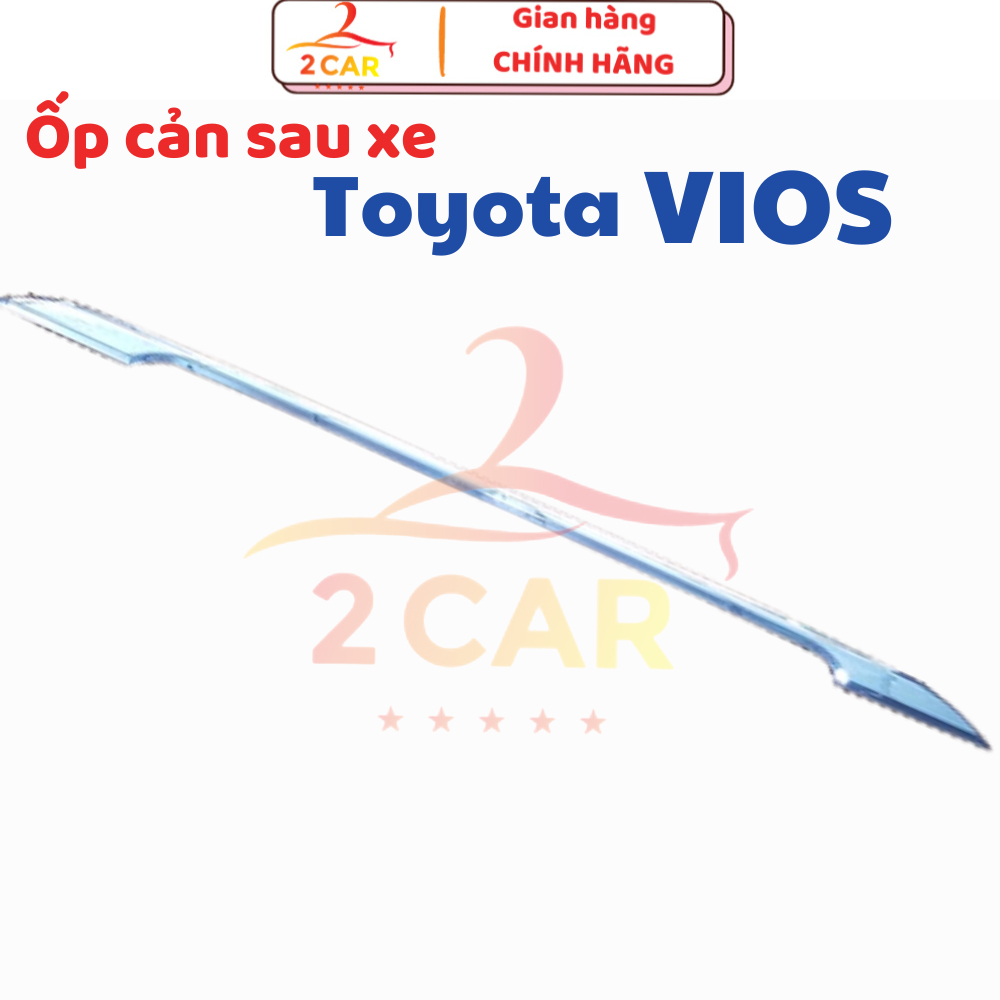Ốp cản sau xe Toyota Vios 2019 2020 2021 2022, Mép cốp Vios 2019 - 2022