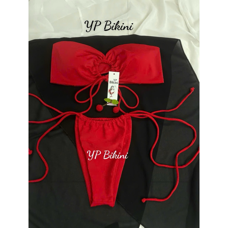 BIkini đồ bơi 2 mảnh bản ngang dây buộc quần lọt khe ( mặc đc nhiều kiểu) HÌNH THẬT | BigBuy360 - bigbuy360.vn