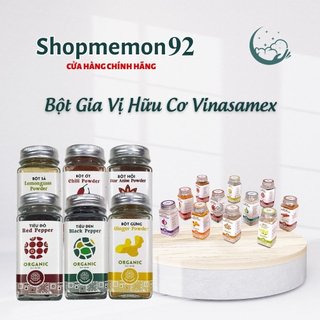 Bột gia vị hữu cơ - hành - tỏi - sả - gừng - nghệ-quế Vinasamex date t7/2026