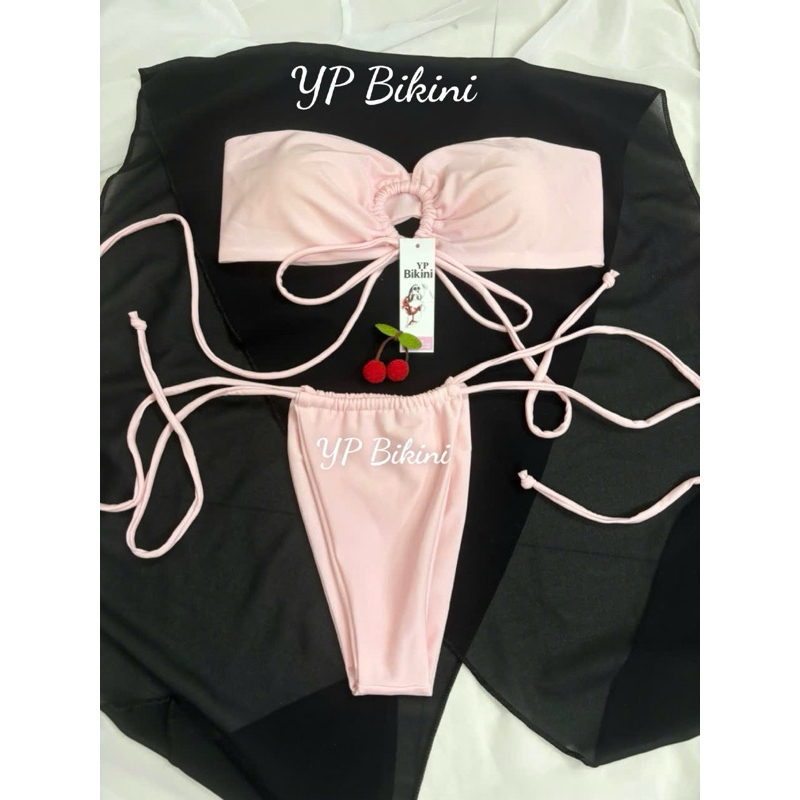 BIkini đồ bơi 2 mảnh bản ngang dây buộc quần lọt khe ( mặc đc nhiều kiểu) HÌNH THẬT | BigBuy360 - bigbuy360.vn