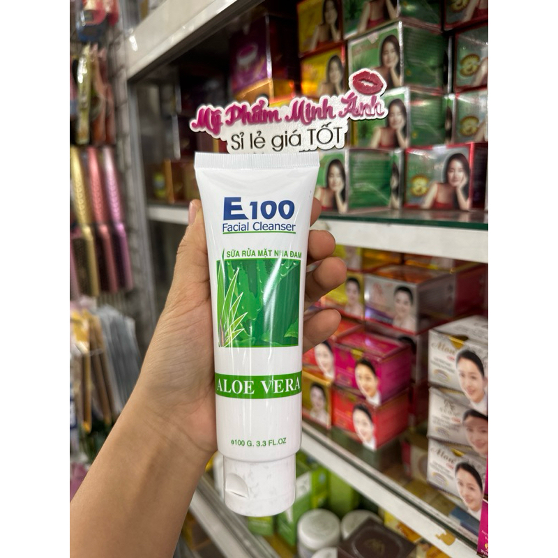 sữa rửa mặt e100 nha đam 100gr [chính hãng công ty]