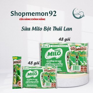 Milo bột Thái Lan túi 48 gói date t7/2025