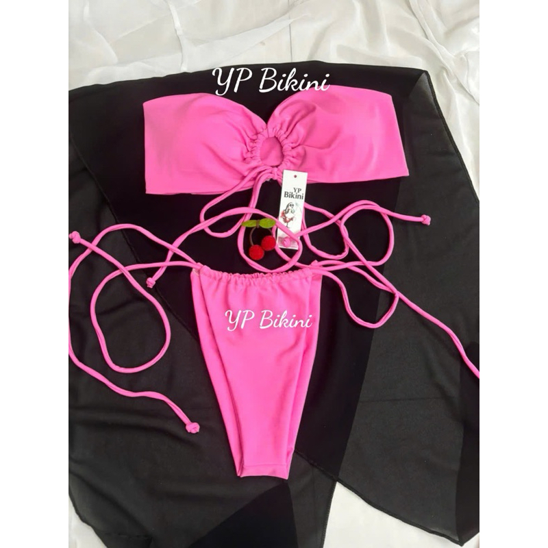 BIkini đồ bơi 2 mảnh bản ngang dây buộc quần lọt khe ( mặc đc nhiều kiểu) HÌNH THẬT | BigBuy360 - bigbuy360.vn