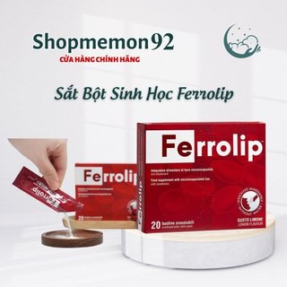 Sắt Bột Buccal Tan Ngay Trong Miệng Ferrolip Hộp 20 gói