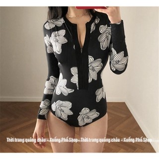 Monokini-Đồ bơi liền thân dài tay sang trọng nữ tính # imy1936