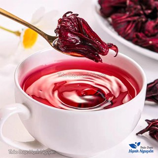 Hoa atiso đỏ 100g, hoa bụp giấm, hibicus, nguyên nụ, dùng pha trà, làm siro, thanh nhiệt, giải khát