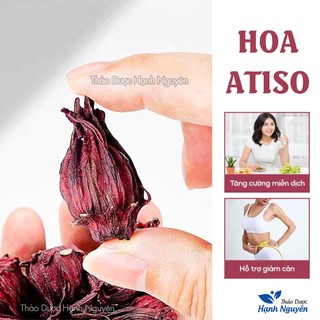 Hoa atiso đỏ 100g, hoa bụp giấm, hibicus, nguyên nụ, dùng pha trà, làm siro, thanh nhiệt, giải khát