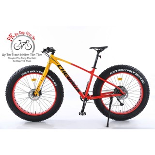 Xe đạp thể thao bánh béo CHEVAUX TOTO FAT, Khung nhôm 6061 không mối hàn, SHIMANO Deore 11 tốc độ, Xe mới bảo hành 1 năm