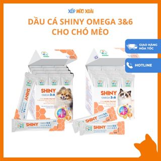 [TUÝP LẺ] Dầu Cá Shiny Omega 3&6 Cho Chó Mèo - Cung cấp vitamin, dưỡng da và lông chó mèo, hỗ trợ sức khỏe cho thú cưng