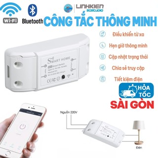 Công Tắc Điều Khiển Thông Minh Không Dây Từ Xa Wifi Smart Switch Hẹn Giờ Bật/Tắt Điều Khiển Qua App