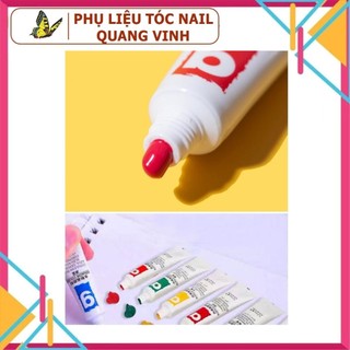 Sét 12 màu bột vẽ ACRYLIC COLOUR làm nail 12*12ml