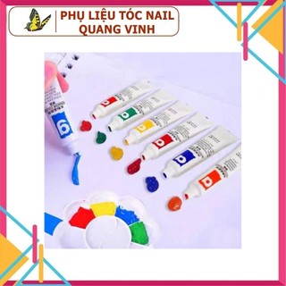 Sét 12 màu bột vẽ ACRYLIC COLOUR làm nail 12*12ml