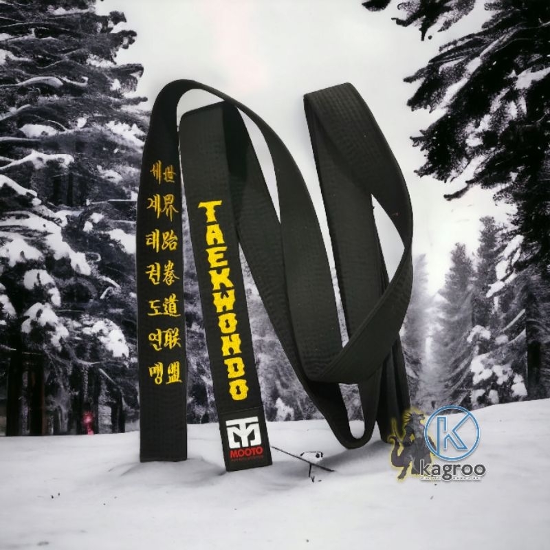 Đai đen, đai đỏ đen Taekwondo hiệu Mooto