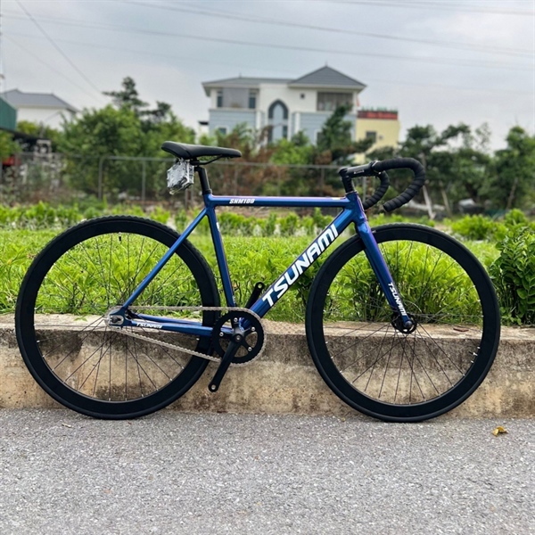 Khung xe đạp nhôm Fixed Gear Tsunami SNM100 đủ màu đủ size hot trending (phần 1)