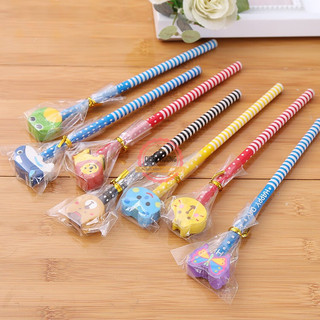 Combo 10 Bút Chì Đầu Tẩy Hình Cute