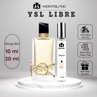 Nước hoa nữ Libre EDP chai chiết 10ml thơm lâu hương ngọt dịu nhẹ nhàng - Montblanc Perfume