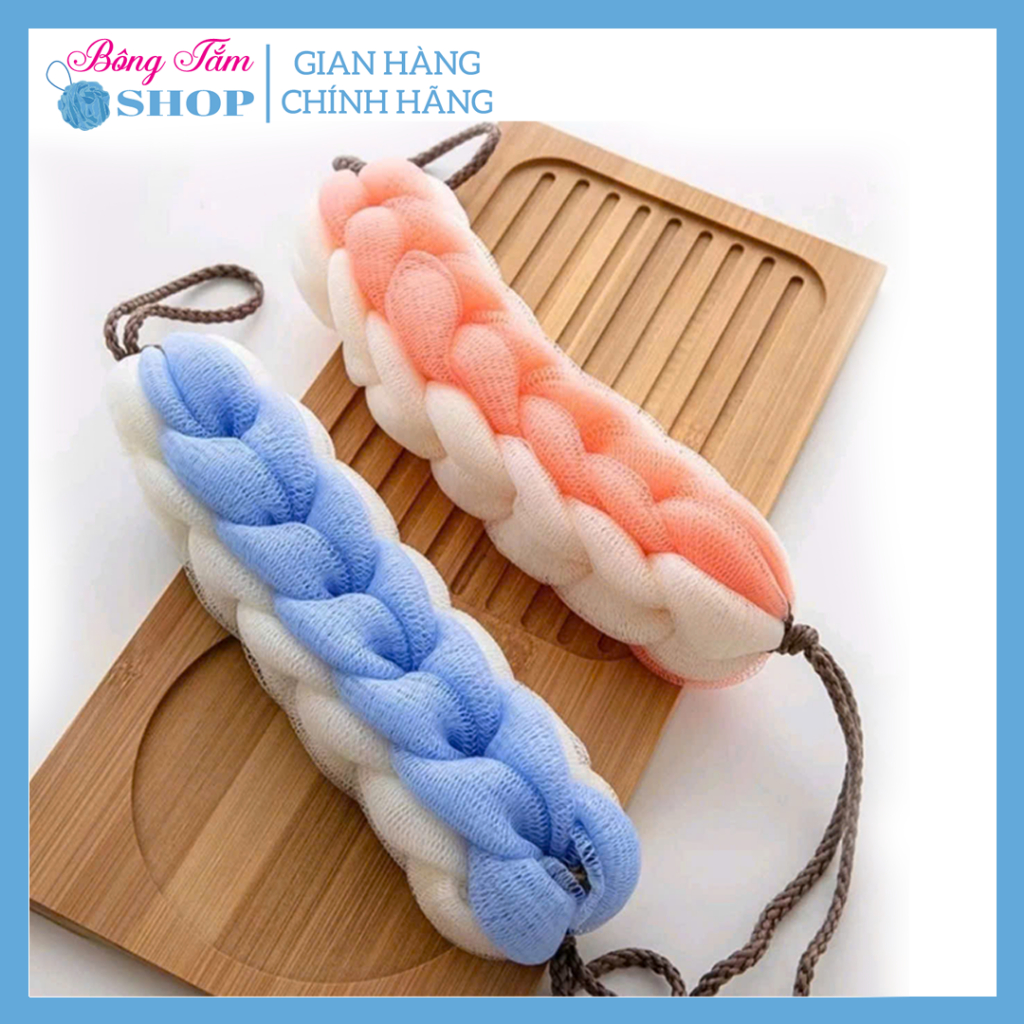 Bông Tắm Dài 4D Cao Cấp , Siêu Đẹp, Siêu Bền , Siêu Tạo Bọt