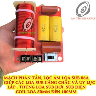 PHÂN TẦN LOA SUB ĐA NĂNG 86A - CÓ ĐIỀU CHỈNH - CÔNG SUẤT LỚN 500W  - PHÂN TẦN SÚP HƠI