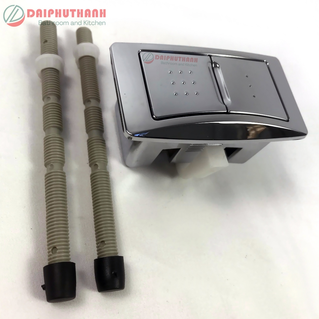 Phụ kiện Lắp Đặt Thay Thế Bồn Cầu - Ron (gioăng) cao su chống hôi, nút nhấn xả nước bồn cầu