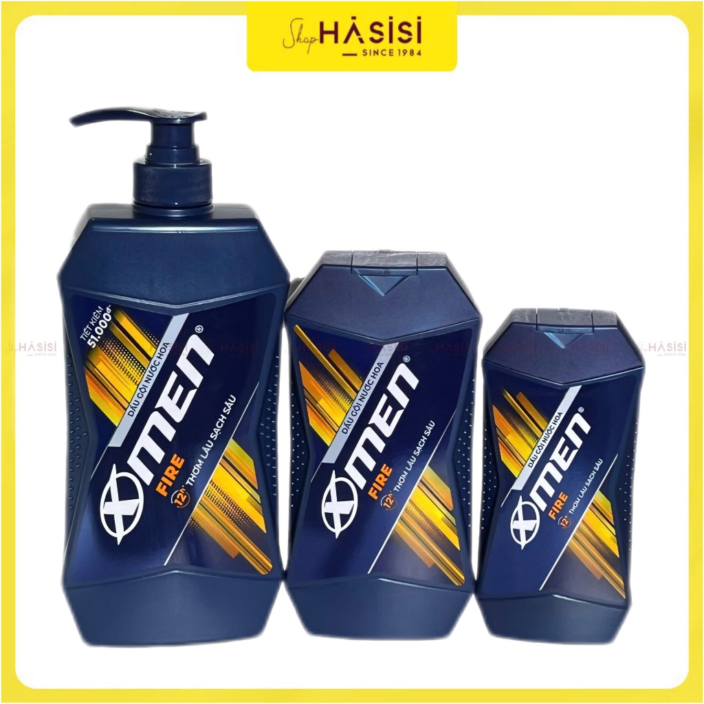 Dầu Gội Nước Hoa X-MEN FIRE 650gr