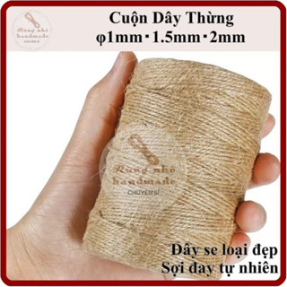 Dây thừng , cuộn dài 100m~250m, size 1mm, 1.5mm, 2mm, 2.5mm, làm decor, handmade, trang trí, sỉ số lượng lớn