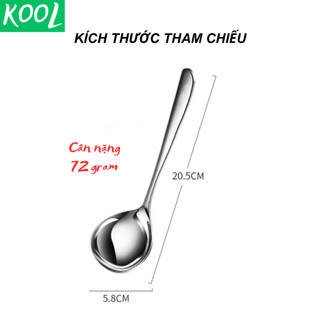 Muỗng canh inox 304 siêu dày [Vá canh, Thìa canh] - RB124G5