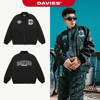 Áo khoác bomber from rộng DAVIES nữ nam dù hai lớp local brand Tactical Jacket | D27-AK1