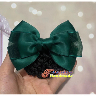 Kẹp tóc búi handmade màu xanh lá mạ, hoàn tiền 100% nếu sản phẩm bị lỗi K22 - M1