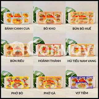 Lốc ( 12 Hộp Nhỏ ) Viên Gia Vị Bảo Long / BCC / Bò Kho / Huế / Riêu / Hoành Thánh / Nam Vang / Lẩu Thái / Phở / Vịt Tiềm