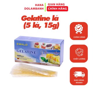 Gelatine lá (5 lá, 15g) - hanadolambanh