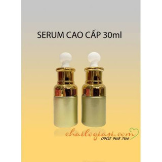 VỎ CHAI SERUM 30ML CAO CẤP VÀNG