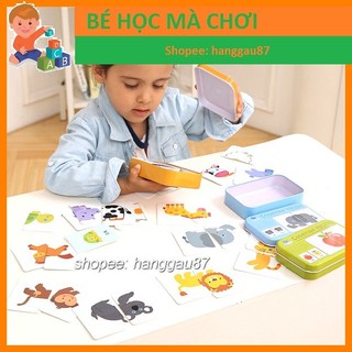 Ghép hình 2 mảnh hộp sắt