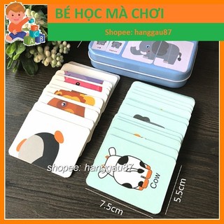 Ghép hình 2 mảnh hộp sắt