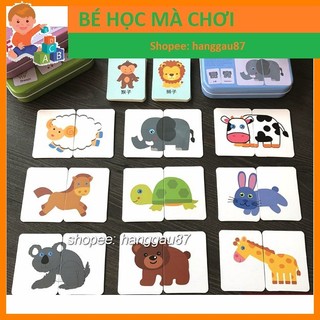Ghép hình 2 mảnh hộp sắt
