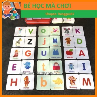 Ghép hình 2 mảnh hộp sắt