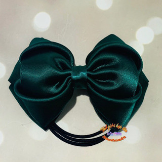 Cột tóc handmade xanh đậm CT10