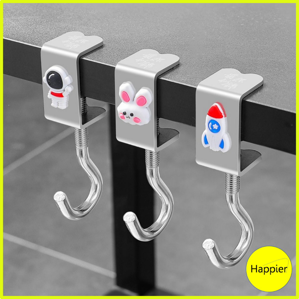 Móc Treo Balo Túi Xách Để Bàn Thép Không Gỉ