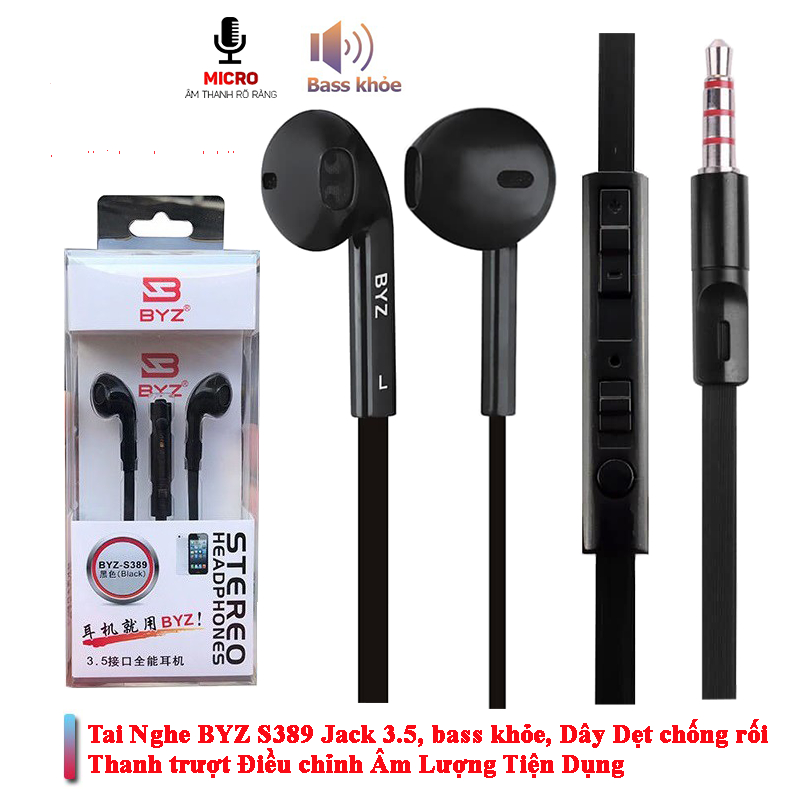 Tai Nghe BYZ S389 s519 - Âm Thanh Hay - Giá Tốt