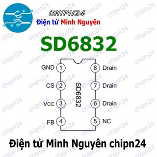 [1 con] (DIP) IC SD6832 DIP-8 (6832)