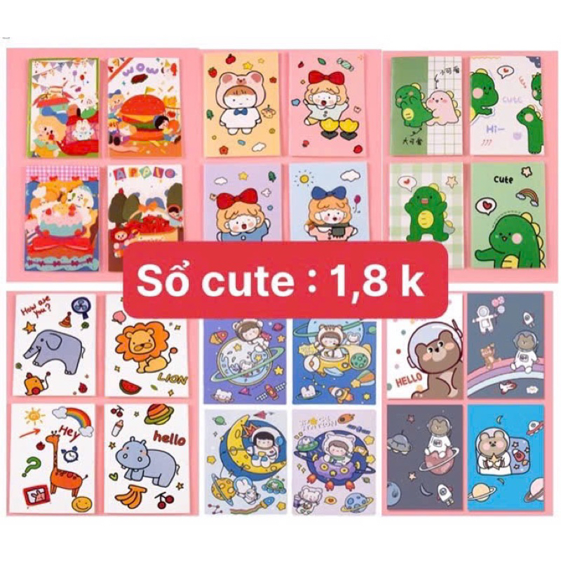 sổ tay cute