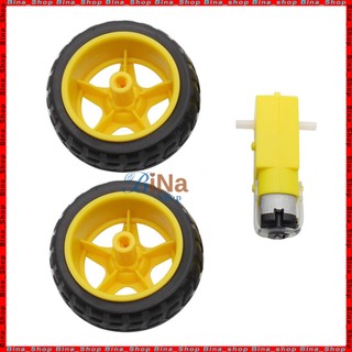 Động cơ mô tơ giảm tốc DC 3V-9V (bánh xe mua riêng)