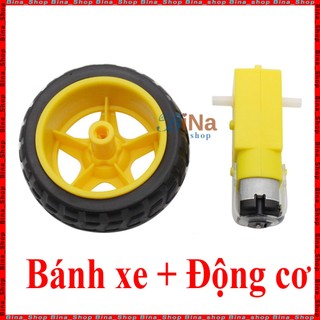 Động cơ mô tơ giảm tốc DC 3V-9V (bánh xe mua riêng)