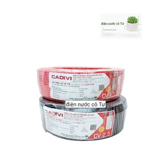 Dây Điện Đơn CV (1.5 - 2.5 - 4.0) CADIVI [Bán lẻ theo MÉT]