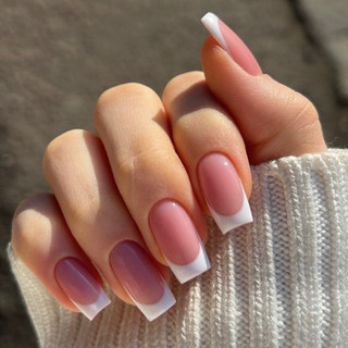 Cọ fench đầu móng siêu nhanh chuyên dụng cán gỗ