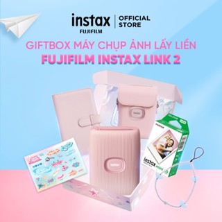 Combo Box Máy In Ảnh Lấy Liền Fujifilm Instax Mini Link II - Bảo Hành 1 Năm