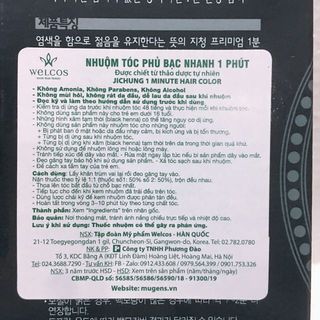 Nhuộm phủ bạc nhanh 1 phút HÀN QUỐC