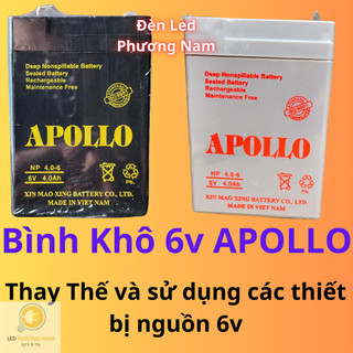 [HONJIANDA] Bình ACQUY Khô 6V-5A, sử dụng cho quạt sạc / đèn sạc / xe trẻ em
