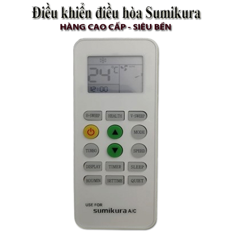 Điều khiển điêu hòa Sumikura Vuông-Remote máy lạnh Sumikura