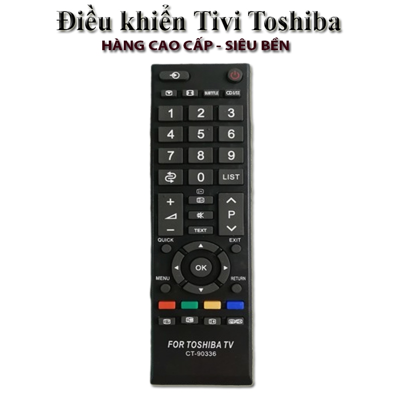 Điều Khiển TiVi TOSHIBA ngắn CT-90-Remote Tivi Toshiba